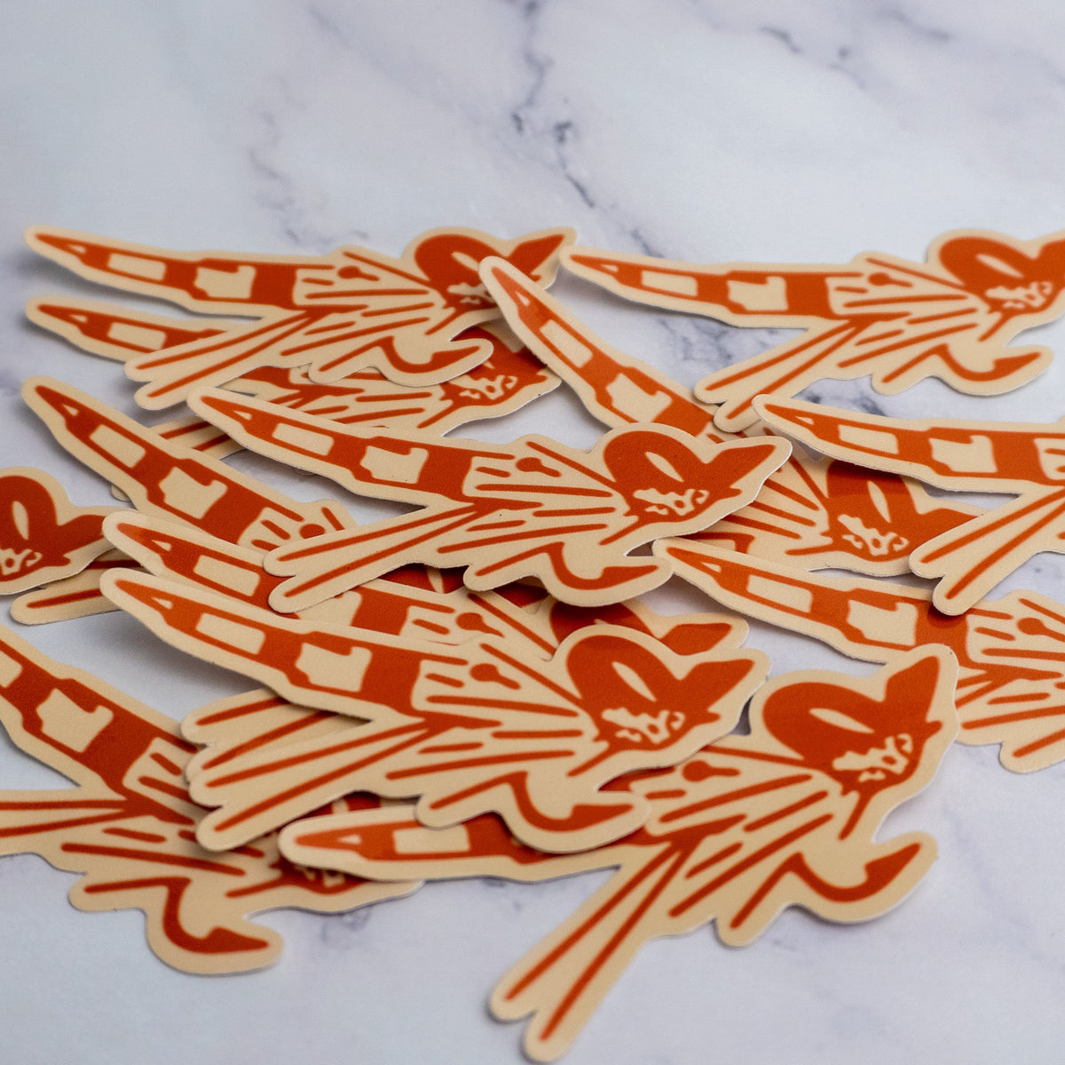 Southern Style Fly Company Gurg Sticker with saltwater fly fishing artwork